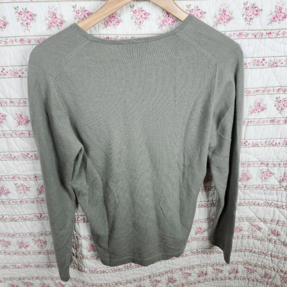 Pure Collection Women's 100% Cashmere V-Neck Sweater UK 14 - Picture 4 of 5